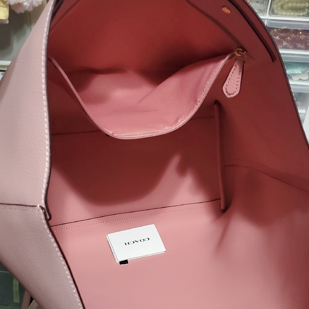 NWOT Coach Town Large Leather Tote in color Blossom💓🌸 - Picture 12 of 14